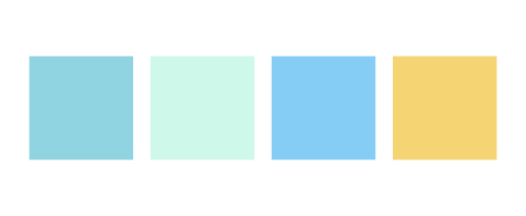 Sky Blue Overlay | INSTANT DOWNLOAD