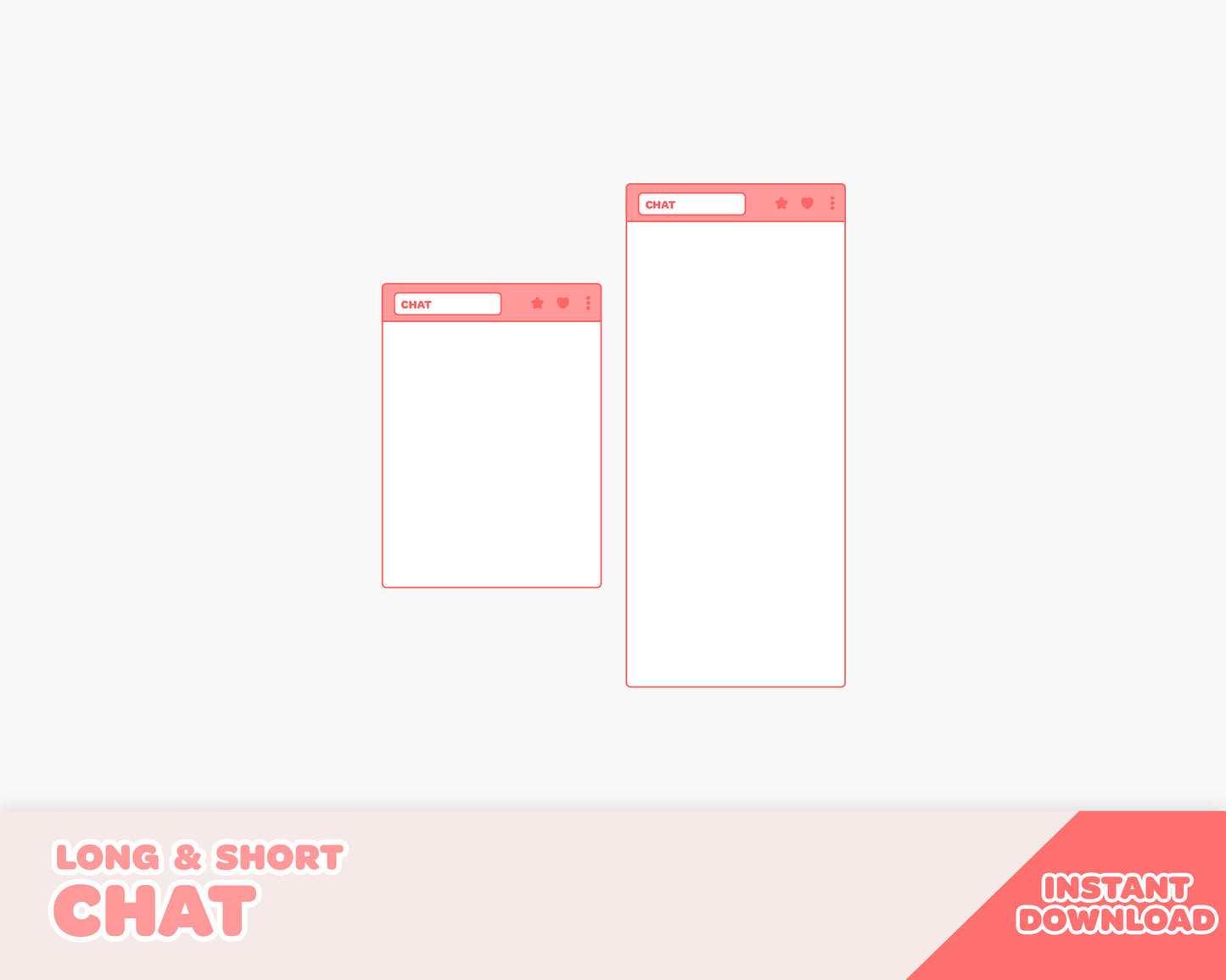 Peach Computer Stream Pack | INSTANT DOWNLOAD