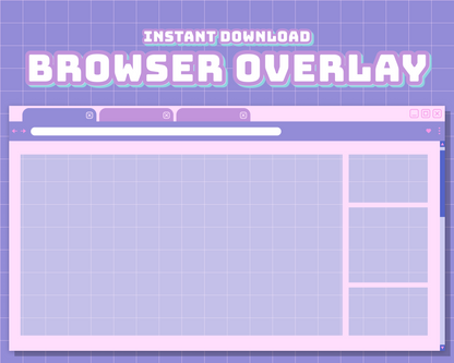 [FREE] Purple/Pink Browser Overlay | INSTANT DOWNLOAD