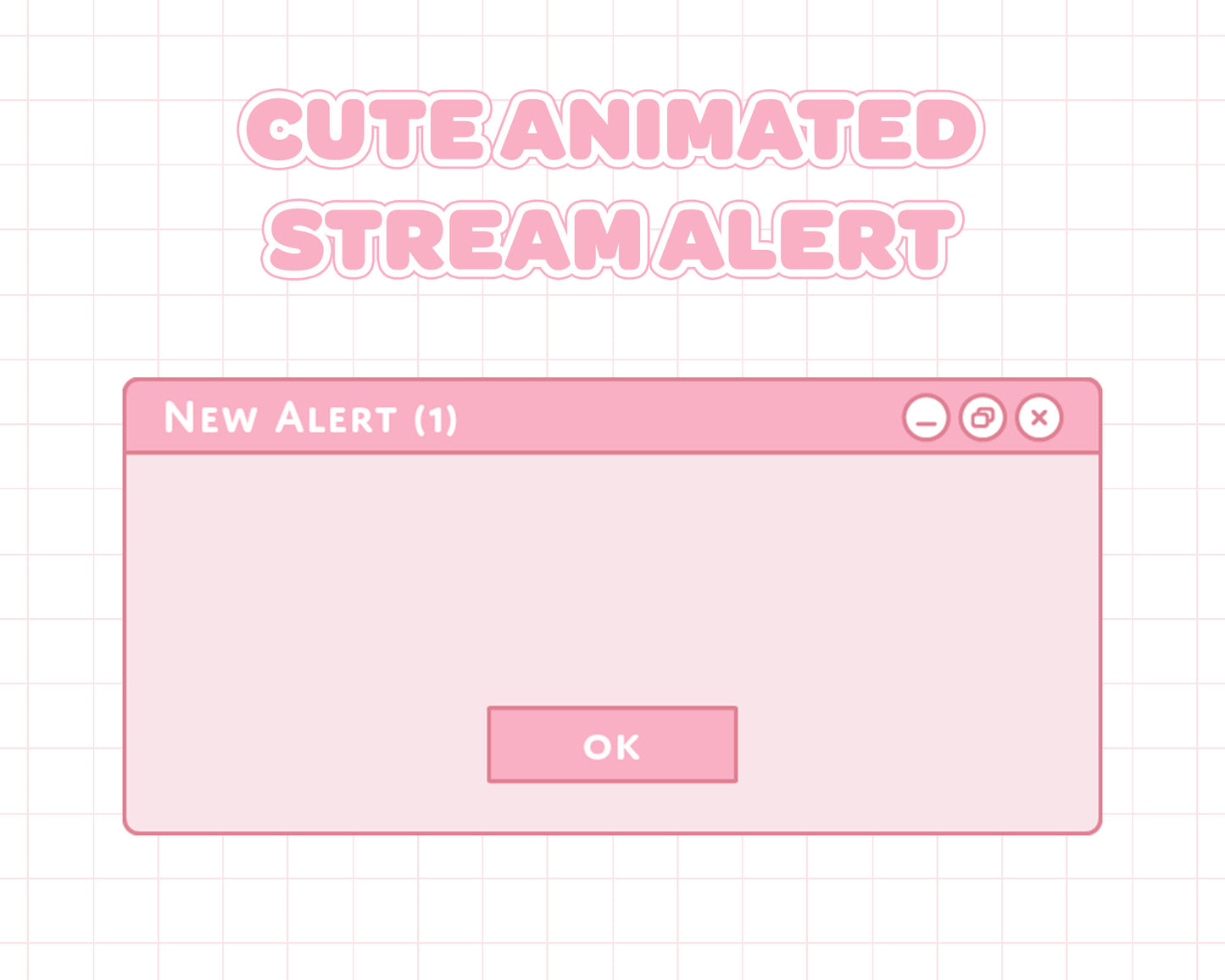 [Animated] Pink Browser Alert | INSTANT DOWNLOAD