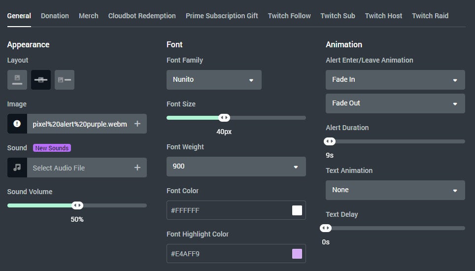 [Animated] Purple V2 Alert | NSTANT DOWNLOAD