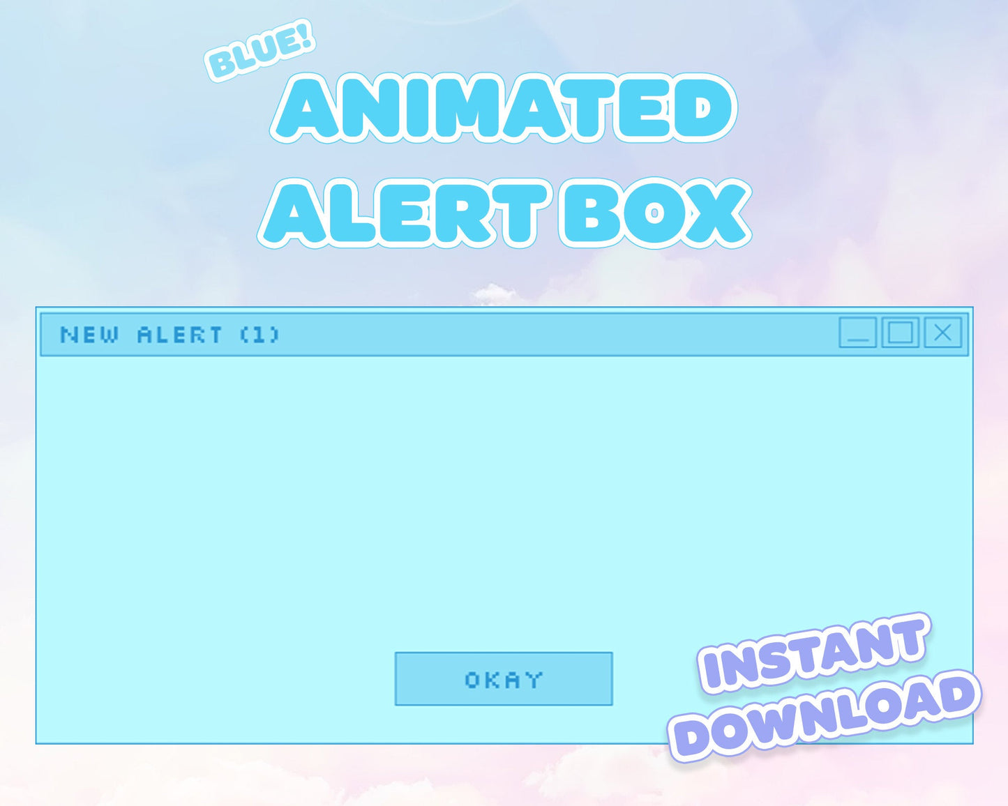 [Animated] Blue V2 Alert | NSTANT DOWNLOAD