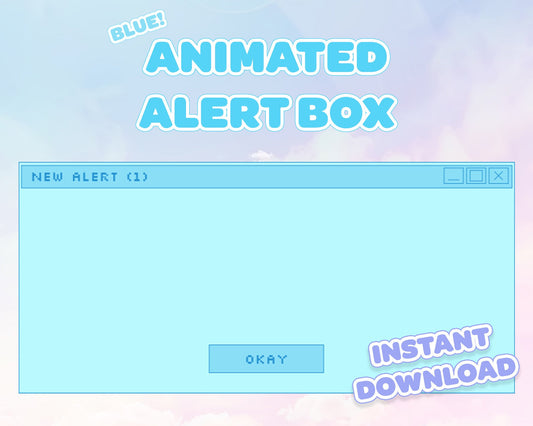 [Animated] Blue V2 Alert | NSTANT DOWNLOAD