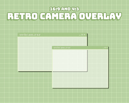 Green webcam.exe Camera Overlay | INSTANT DOWNLOAD