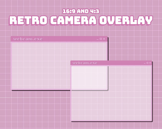 Pink webcam.exe Camera Overlay | INSTANT DOWNLOAD