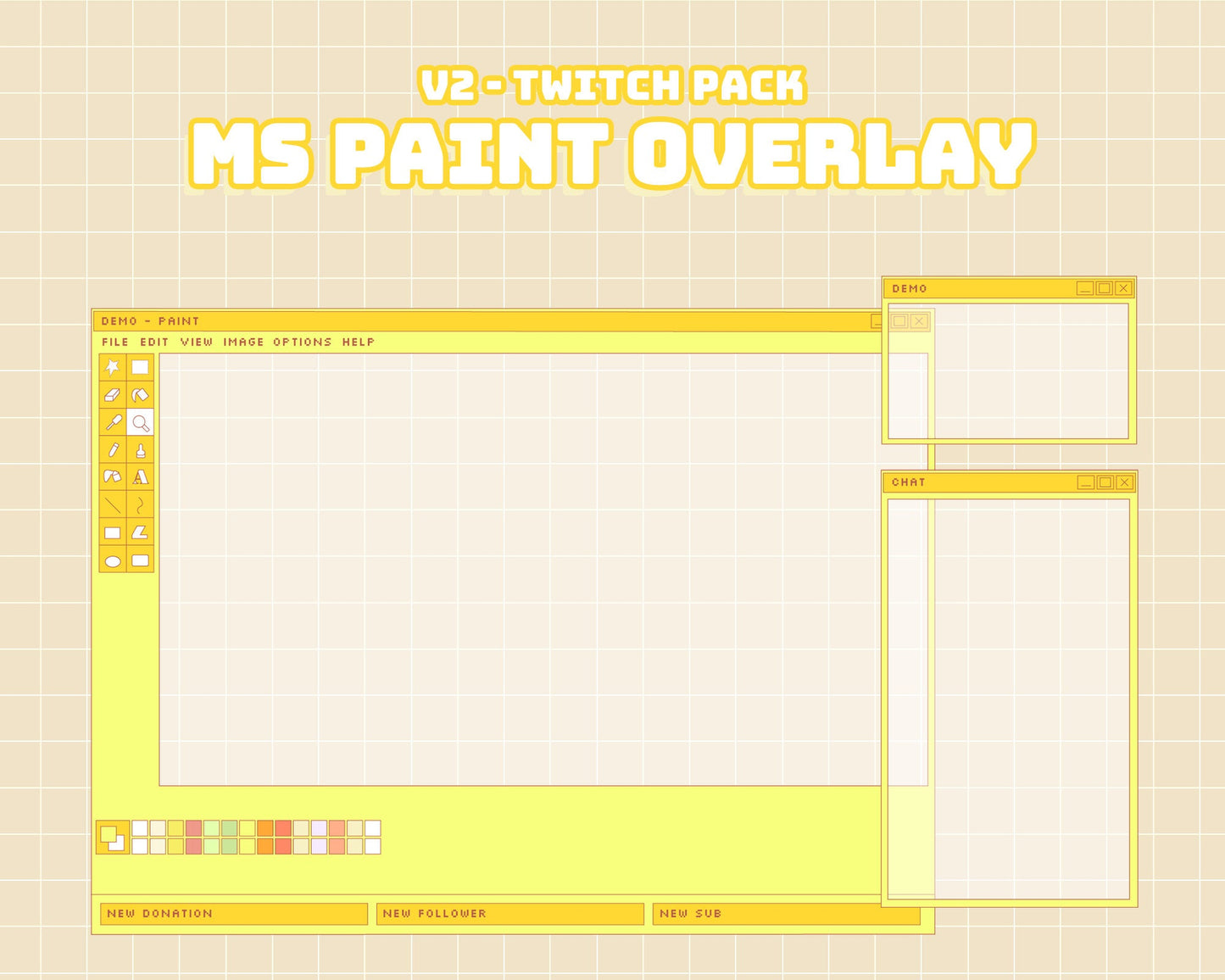 Yellow MS Paint | V2